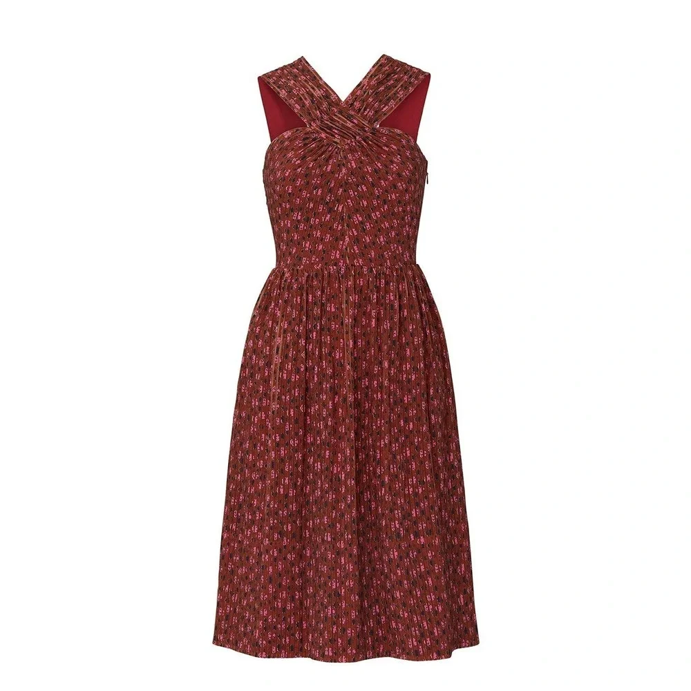Kate Spade Floradoodle Halter‎ Dress